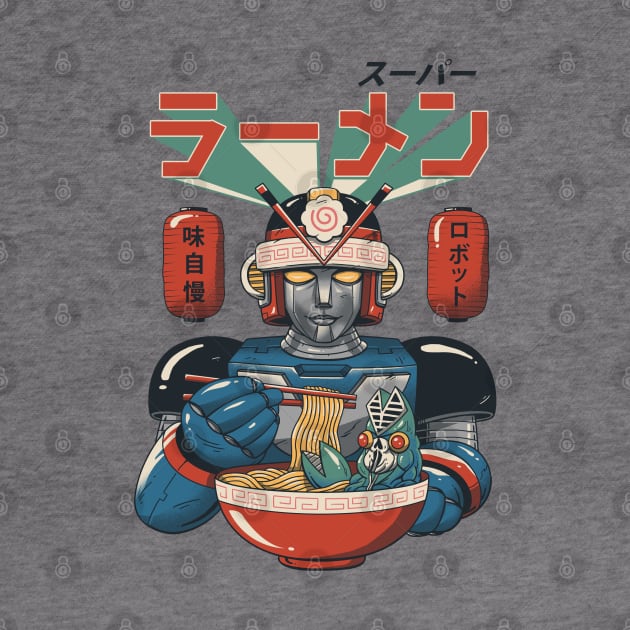 Super Ramen Bot by Vincent Trinidad Art